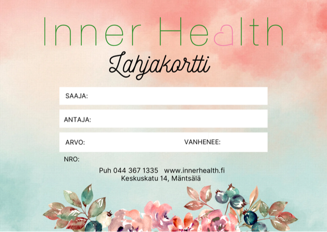 Avoin lahjakortti